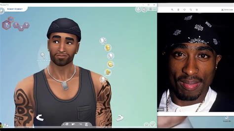 Sims4 2pac Customize Your Favourite People Youtube
