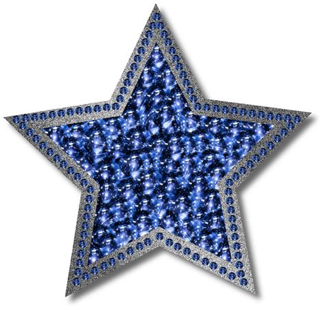 Shine Bright With Blue Star Cliparts