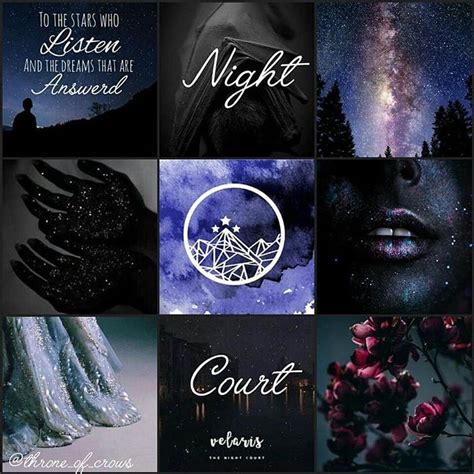 Night Court Aesthetic A Court Of Mist And Fury Celestial Wedding Crow