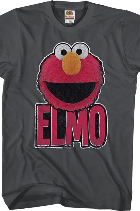 Elmo Face Sesame Street T Shirt