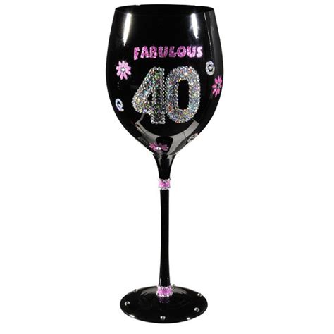 Pin By Jill M Hatfield On Wishes Birthday Wine Glass Birthday Wine Glasses 40th Birthday