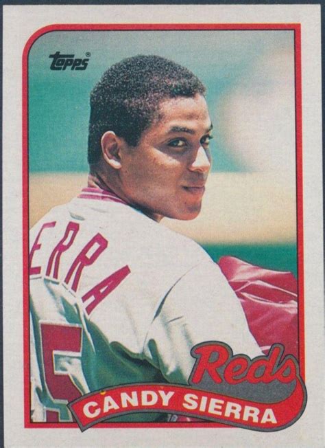 Candy Sierra 711 Prices Rookie 1989 Topps Baseball Cards