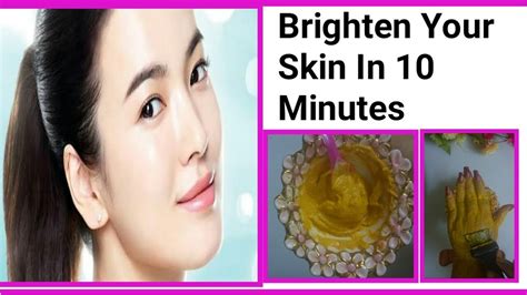 How To Brighten Skin In 10 Minutes Miracle Skin Whitening Face Pack