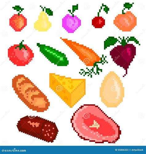 Download Kawaii Food Pixel Art Clipart 5550440 Pinclipart Images And