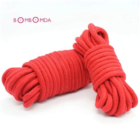 10m Cotton Rope Fetish Sex Restraint Slave Bondage Sex Tied Rope Sex Products For Couples Adult