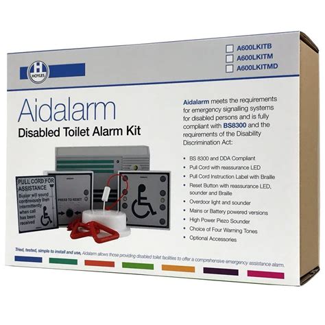Aidalarm A600lkitb Aidalarm Battery Powered Disabled Toilet Alarm Kit