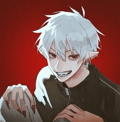 Vampire Anime Boy Pfp
