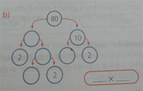 6 Completa El Diagrama De árbol A B 280 80 10 4 7 2 O 2 Do O 2