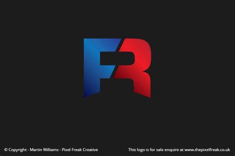Fr Logo For Sale Fox Logo Design Logo Design Art Logo Design