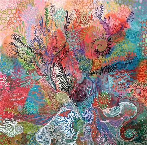 Noemi Ibarz Merce Nim Abstract Floral Paintings On