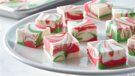 this 3 ingredient christmas swirl fudge recipe will add some color to your holiday dessert tray