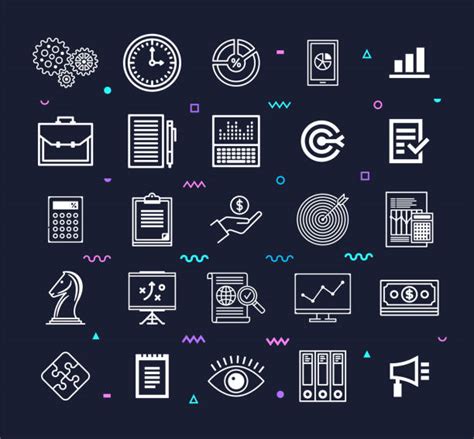 Business Function Icons Stock Photos Pictures And Royalty Free Images