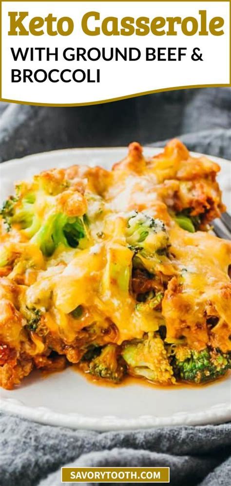 The dish is ready to serve alone or with a side of cauliflower rice.( This is a delicious keto casserole dinner with ground beef ...