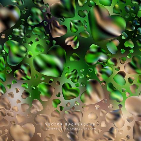 We have a massive amount of desktop and mobile backgrounds. Brown Green Valentine Heart Background | Heart background ...