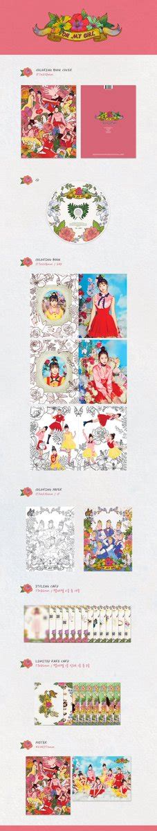 Image Teaser Oh My Girl 4th Mini Album Coloring Book Group Teaser 170403 Rkpop