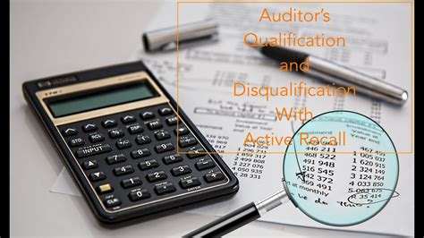 Auditor S Qualification And Disqualification For Appointment To Company