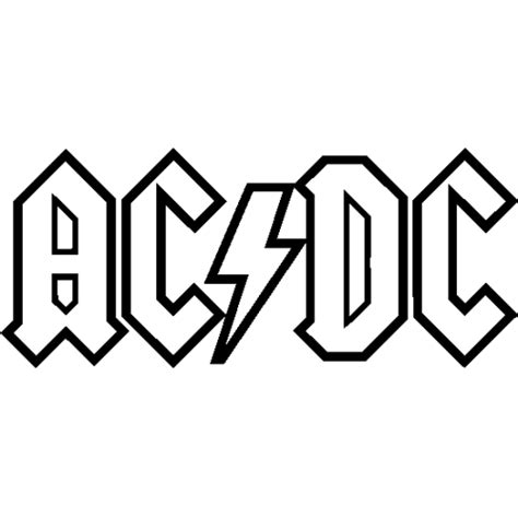 Ac Dc Logo Vector Rock Band Format Cdr Ai Eps Svg Pdf Png Images And Images