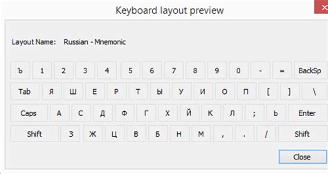 Russian Mnemonic Keyboard Layout Windows 10