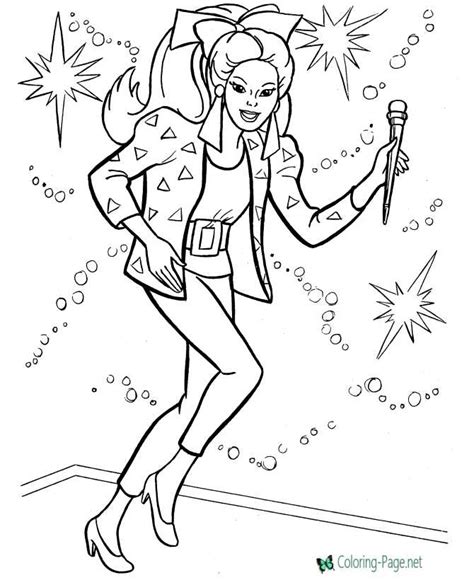 Baby Rock Stars Coloring Pages