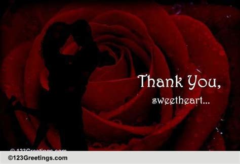 Say Thank You Sweetheart Free Thank You Ecards Greeting Cards 123
