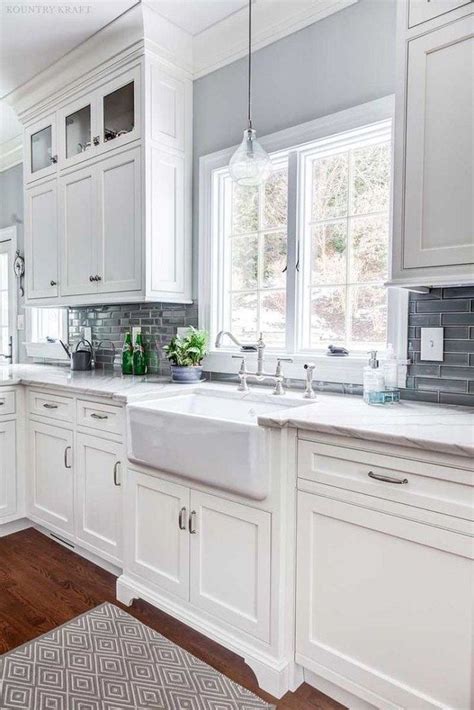 89 Diy Farmhouse Kitchen Cabinets Makeover Ideas White Kitchen Design