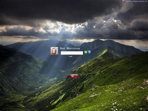 Valley Of Light экран приветствия для Windows Xp