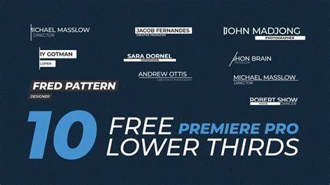 10 Free Titles Clean Premiere Pro Templates Mogrt Trends Logo Vrogue