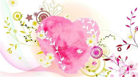 Hearts Flowers Wallpapers Top Free Hearts Flowers Backgrounds