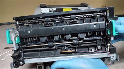 How To Replace The Fuser Unit On Hp Laserjet P P Disassembly Youtube