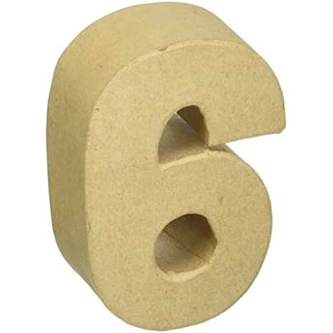 Large Paper Mache Numbers
