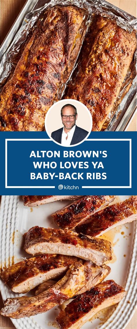 1(8 pound) prime rib cup brown sugar. Why I Won't Be Making Alton's "Who Loves Ya Baby-Back ...