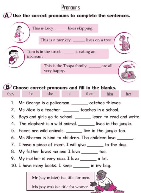 Cbse worksheets for class 2 english contains all the important questions on english as per ncert syllabus. Grade 2 Grammar Lesson 8 Pronouns | Grammar lessons ...