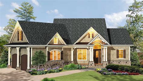 Gabled 3 Bedroom Ranch Home Plan 15884ge Architectural Designs