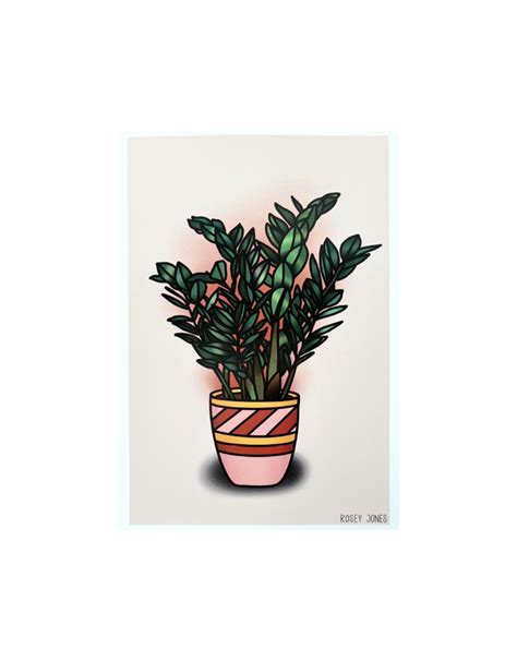 Rosey Jones Plants Zz Print A The Hague S Finest The Hague S Finest