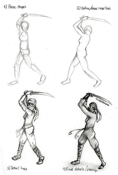How Id Draw Female Ninjas By Skcolb On Deviantart