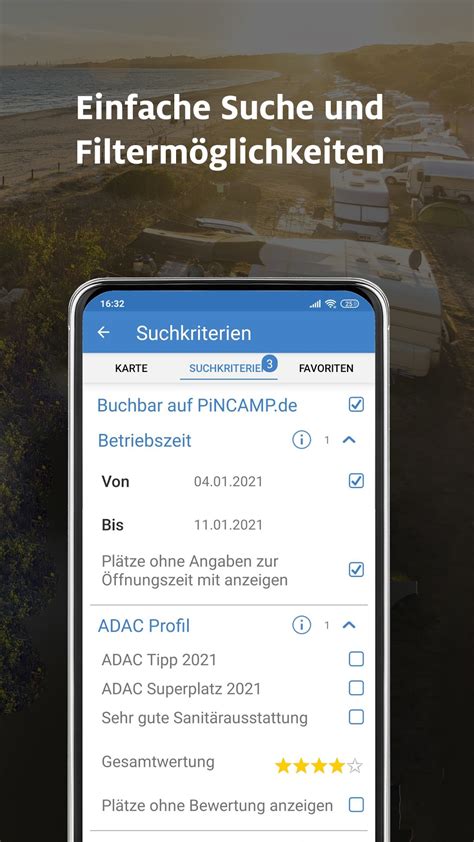 adac camping stellplatz 2021 powered by pincamp für android download
