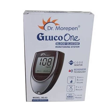 Mg Dl Dr Morepen Bg Gluco One Glucometer For Hospital