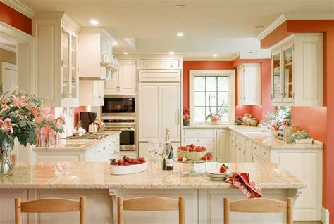 24 Best Kitchens Peach Images On Pinterest Kitchen Colors Coral