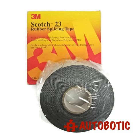 3m Scotch 23 Rubber Splicing Tape W19mm L91m