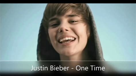 Justin Bieber One Time Youtube