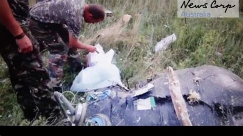 Rebels Filmed Finding Mh17 Was Passenger Jet World News Sky News