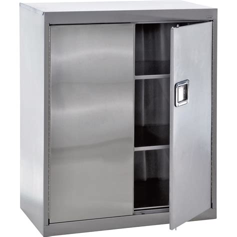 Sandusky Buddy Stainless Steel Storage Cabinet — 36inw X 18ind X 42in