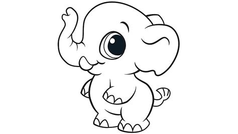 Coloring Pages For Animals Elephant Big Animals Coloring