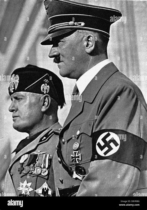 Hitler And Mussolini Hi Res Stock Photography And Images Alamy