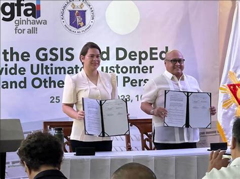 GSIS Vows Better Customer Service For Teachers DepEd Personnel