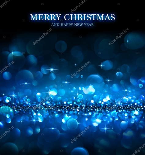 Christmas Background Shining Glitter Blue Stock Photo By ©rfphoto