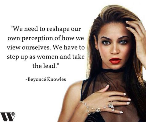 American Singer Songwriter And Actress Beyoncé Knowles Speaks Out About Female Empowerment