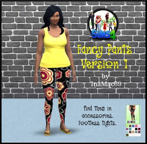 Fancy Leggings By Inamac69 At Simtech Sims4 Sims 4 Updates