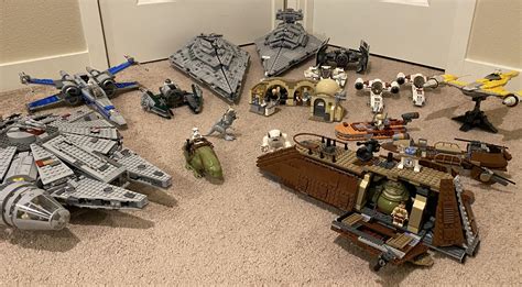 my current collection of lego star wars r lego
