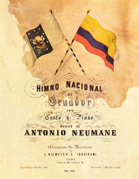 Dia Del Himno Del Ecuador Himno Del Ecuador Reseña Histórica Del 26